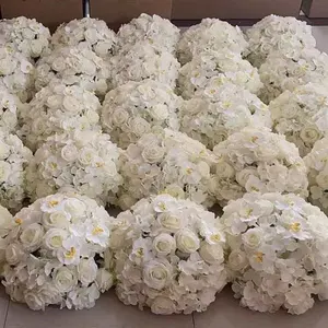 Düğün masa çiçek topları dekoratif yapay çiçek Centerpieces topu