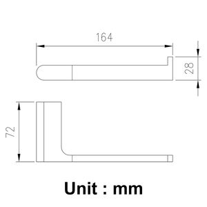 Porte-<span class=keywords><strong>papier</strong></span> <span class=keywords><strong>toilette</strong></span> mural en acier inoxydable brossé doré moderne HIDEEP - Product Image 6