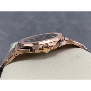 Reloj mecánico de lujo, súper calidad, resistente al agua, 40 mm, movimiento de fábrica 324 330, 57-11, dorado, reloj de buceo - Product Image 5