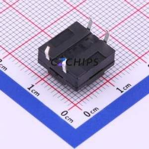 TS-1011-A8B3-D2 Tactile Switch Through hole-4P,12x12mm Switch Single Pole Single Throw Round Button 2.5N Through Hole - Product Image 2