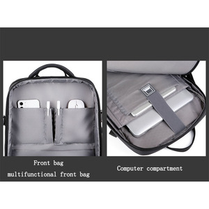 Thiết Kế Mới Sinh Thái Các Nhà Sản Xuất Trực Tiếp Bền Không Thấm Nước Máy Tính Xách Tay Ba Lô Với Cổng USB Công Suất Lớn Du Lịch Người Đàn Ông Của Túi Máy Tính - Product Image 4