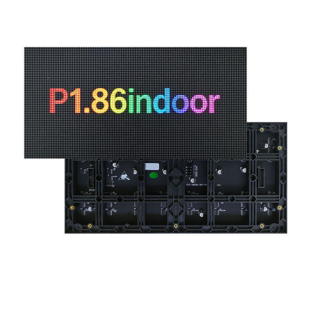 High-resolution P1.86 Indoor Full-color 320*160mm LED Screen Panel for Store Retail Shopping Areas and Advertising Boards