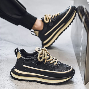 New men's work shoes fashion platform non slip casual shoes walking style factory direct high quality casual shoes - Product Image 3