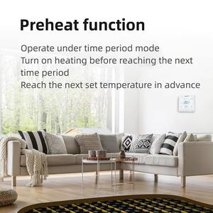 Termostato Digital Inteligente WiFi Tuya Programable para Calefacción por Suelo Radiante, Uso en Hoteles Modernos - Product Image 2
