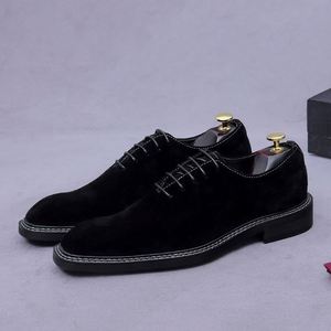 Zapatos de Cuero para Hombre, Otoño 2026, Nuevos, de Charol Brillante, Estilo Casual de Negocios, Punta en Pico, Sin Cordones, Impermeables, Modernos, para Caballero - Product Image 1