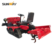 Mini Tracteur Agricole à Chenilles 5 en 1 Largement Utilisé pour la Riziculture