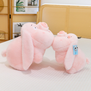 Dễ thương vui vẻ dài Lợn sang trọng gối mềm Kawaii Dễ thương động vật lợn plushies Squishy Gối quà tặng thú nhồi bông đồ chơi - Product Image 3
