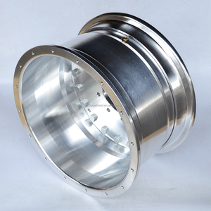 Cerchi in lega forgiato nero opaco con cerchioni design <span class=keywords><strong>2</strong></span> pezzi stile beadlock - Product Image 1