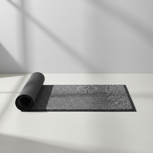 <span class=keywords><strong>Tapis</strong></span> d'entrée en nylon à bord droit éco-responsable, antidérapant avec base en <span class=keywords><strong>PVC</strong></span> pour intérieur et extérieur - Product Image 1