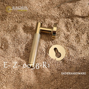 EADER Tay Nắm Hợp Kim Kẽm Vàng Phong Cách Hiện Đại Tay Nắm Cửa Nội Thất Phòng Thiết Kế Có Khía - Product Image 6