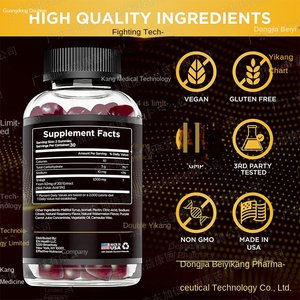 अनुकूलित दक्षिण अफ्रीका शिलजीत क्यू 10 गुम्मीज शराबी बैंगन कैंडी वयस्क लागू स्वास्थ्य देखभाल पूरक - Product Image 5