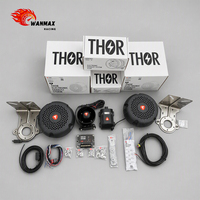 Evrensel THOR Elektronik Egzoz Tuning Kiti Çift Hoparlör + 1 ECHO Yüksek Ton Güçlendirici Mobil Uygulama Üzerinden Özelleştirilebilir Egzoz Sesi