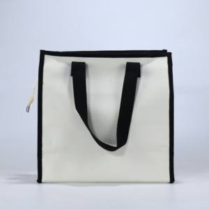 Wholesale Environmental Friendly Custom Printing <b>Tote</b> Zippered <b>Bag</b> for Women Travel - Product Image 1