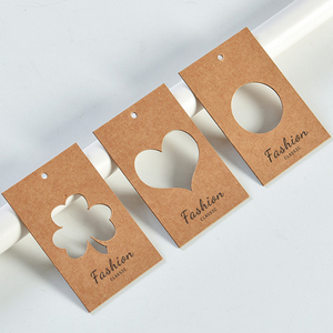 Thẻ may tùy chỉnh thẻ giấy <span class=keywords><strong>kraft</strong></span> tùy chỉnh Nam Nữ quần áo thẻ phổ quát cho quần áo - Product Image 2