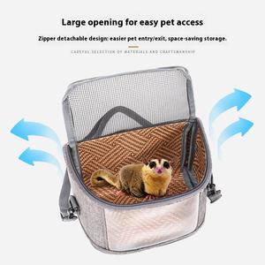 Shrew moda yaz sırt çantası kaplan cilt şakayık kuş kafesi desen taşınabilir Crossbody giden çanta nefes Oxford yapılmış - Product Image 3