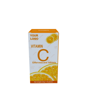 لون تصميم برتقالي فيتامين C علبة تعبئة حبوب الكالسيوم ملحق أقراص الكالسيوم للأدوية - Product Image 2