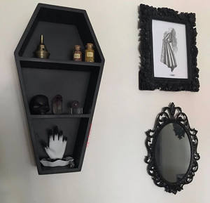 Expositor de Ataúdes Gótico Negro MODAL con Detección de Agujas para Adultos - Servicio OEM - Product Image 3