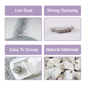 Litière pour <span class=keywords><strong>chat</strong></span> en argile bentonite à forte absorption d'eau, biodégradable, écologique, anti-odeurs, à forte absorption, 99% sans poussière, ventes élevées - Product Image 2