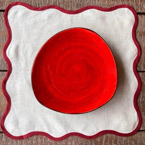 Rắn sò điệp satin ban nhạc Linen Khăn ăn 100% cotton bảng vải cho khách sạn hoặc nhà bếp thanh lịch Khăn ăn cho sử dụng hàng ngày - Product Image 6