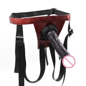 Сексуальное нижнее белье, большой фаллоимитатор, трусики, кожаные фаллоимитаторы, пояс вагины, трусики, Пояс верности, бандаж, секс-игрушки для женщин, лесбиянок - Product Image 1