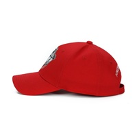 Gorra de béisbol personalizada y cómoda de 6 paneles con parche bordado y visera curva, 100% algodón, compatible con OEM y ODM
