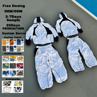 Conjunto de Chándal Cortavientos de Nylon Reflectante OEM para Hombre, Chaqueta con Cremallera de 2 Piezas Personalizada y Pantalones Desmontables Estilo Jogger Urbano Techwear