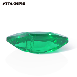 10*5มิลลิเมตร1กะรัต Hydrothermal แซมเบียสร้างมาร์คีสตัดราคาหินมรกต - Product Image 4