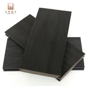 Low Maintain Waterproof Co-extrusion Solid Double Faced Embossing Woodgrain Exterior Wpc Decking Outdoor Floor