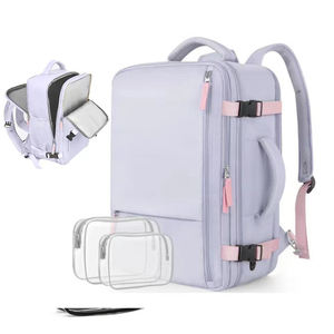 Sac à dos de voyage imperméable de grande capacité avec fermeture éclair, design tendance personnalisé - Product Image 1