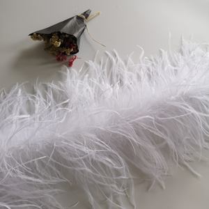 Boa bulu burung unta 35-40 Cm untuk pakaian/Pesta/dekorasi panggung pernikahan kualitas terbaik - Product Image 3