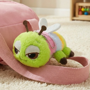 Peluche chenille colorée, couleurs arc-en-ciel vives, insecte en peluche doux, rembourrage en coton PP, abeille mignonne, cadeau d'anniversaire pour enfants - Product Image 3