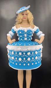 Novance-vestido <span class=keywords><strong>de</strong></span> talla grande para mujer, traje <span class=keywords><strong>de</strong></span> Cosplay elegante con perlas azules y cuentas florales para <span class=keywords><strong>carnaval</strong></span>, nuevo modelo Y2042 - Product Image 6