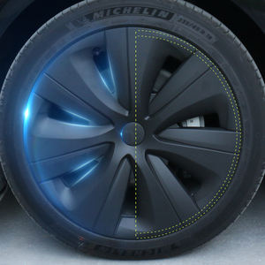 Compatible avec Tesla Model 3 Highland 2023, <span class=keywords><strong>enjoliveur</strong></span> de roue, cache-moyeu, 18 pouces, noir mat, design symétrique (4 pièces) pour <span class=keywords><strong>enjoliveur</strong></span> de roue Model 3 <span class=keywords><strong>Aero</strong></span> - Product Image 6