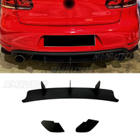 Diffuseur de pare-chocs arrière, séparateurs latéraux arrière, lèvre de spoiler, protection de pare-chocs arrière pour Volkswagen Golf 6 MK6 GTI 2009-2013