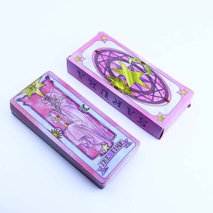 Cubierta de Tarot personalizada de Oracle Goddess Cats con logotipo de guía de Anime de lámina dorada que incluye tarjetas de papel, guía de póquer para jugar - Product Image 3