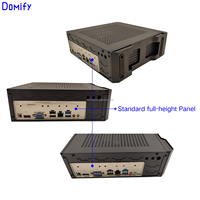 K10 Factory Custom Slim Industrial Desktop Case Vertical Mini ITX PC Case CFF Chassis Metal Mini Computer Computer Cases Towers
