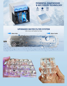 <span class=keywords><strong>Blg</strong></span> 5ton Ice Machine Macchina per il ghiaccio a cubetti di grande capacità con raffreddamento ad acqua - Product Image 4