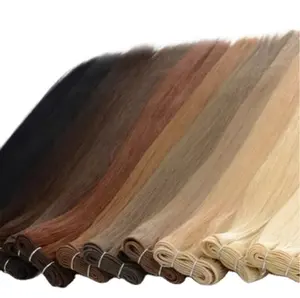Extensão de cabelo para mulher, extensão de cabelo natural remy