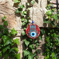 Hamsa main mauvais œil décor maison tenture murale ornement