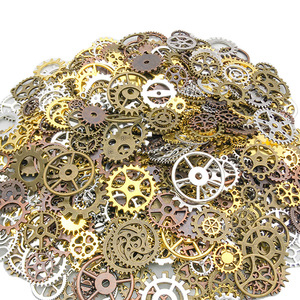 Retro Style Mixed Color Gear Pendant DIY Jewelry <b>Accessories</b> 30g 50g Artistic <b>Steampunk</b> Craft Components For Creative Projects - Product Image 5