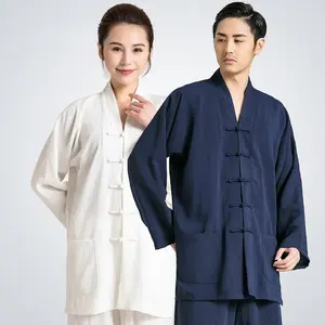 الملابس التقليدية الصينية sanqing طوق الرجال والنساء حسب الطلب تاي تشي الملابس ثلاث جواهر طوق Wudang تانغ البدلة