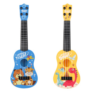 Mini Guitarra de Juguete Educativa para Niños, de Plástico ABS, Se Puede Tocar, Simula un Ukelele, Juego de 6 Instrumentos Musicales de Películas y Televisión, Caja de Colores - Product Image 5