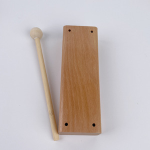 Juego de Instrumentos de Percusión de Madera al por Mayor con Sonajero Triangular, Castañuela y Tubo de Sonido para la Educación Musical y el Juego Infantil - Product Image 5