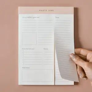 Großhandel Myway Magnetic Meal Planner Pad Neues Design Benutzer definiertes Logo Aufgaben liste Notizblock Drucken Wöchentlicher täglicher Planer Notizblock