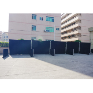 Soporte de aluminio ajustable para tubos y telas para stand de ferias comerciales - Product Image 2