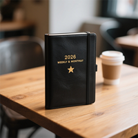 Carnet de notes A5 à couverture rigide imprimé sur mesure avec 100 feuilles, reliure parfaite et pochette pour un usage professionnel et personnel