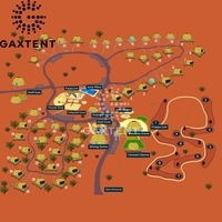 Tente dôme gonflable de 8 m, maison bulle, tentes géométriques pour pique-nique, glamping, hôtel, géodôme, géodésique, Émirats arabes unis, observation des étoiles