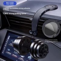 Support magnétique pour téléphone Baseusa pour voiture et bureau, 25N, en ABS, compatible avec