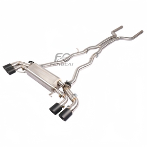 Système d'échappement <span class=keywords><strong>Tronic</strong></span> Catback en acier inoxydable pour <span class=keywords><strong>BMW</strong></span> M8 4.4T F91 F93 2019-2022, silencieux de performance personnalisé pour la course, amélioration de la performance - Product Image 2
