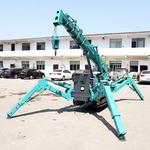 เครนตีนตะขาบขนาดเล็ก5ตันควบคุมระยะไกลสำหรับการก่อสร้างในร่มและพื้นที่แคบ360 ° เครนตีนตะขาบขนาดเล็กหมุนได้ - Product Image 4